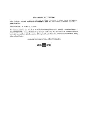 Odkanalizování obcí - projektová dokumentace